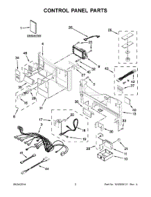02 - Control Panel Parts parts for Maytag Laundry Center MLE20PNCGW0 from AppliancePartsPros.com