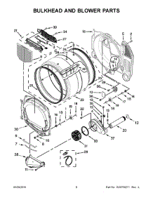 04 - Bulkhead And Blower Parts parts for Maytag Laundry Center MLE21PNAGW0 from AppliancePartsPros.com