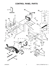 02 - Control Panel Parts parts for Maytag Laundry Center MLG20PDBGW3 from AppliancePartsPros.com