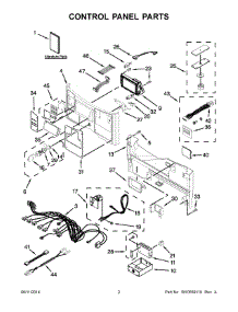 02 - Control Panel Parts parts for Maytag Laundry Center MLG20PDCWW0 from AppliancePartsPros.com