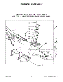 05 - Burner Assembly parts for Maytag Dryer MLG24PDAXW3 from AppliancePartsPros.com