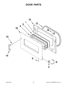 05 - Door Parts parts for Maytag Dryer MLG24PNAGW4 from AppliancePartsPros.com