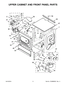04 - Upper Cabinet And Front Panel Parts parts for Maytag Dryer MLG25PRAWW0 from AppliancePartsPros.com