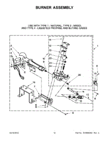 07 - Burner Assembly parts for Maytag Dryer MLG25PRAWW0 from AppliancePartsPros.com