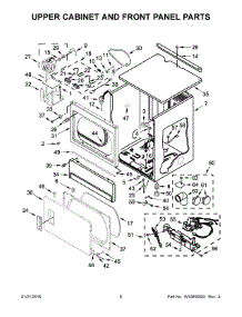 04 - Upper Cabinet And Front Panel Parts parts for Maytag Dryer MLG26PDBWW1 from AppliancePartsPros.com