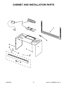 07 - Cabinet And Installation Parts parts for Maytag Microwave MMV1164WW6 from AppliancePartsPros.com