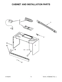 07 - Cabinet And Installation Parts parts for Maytag Microwave MMV1174DE2 from AppliancePartsPros.com
