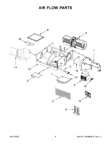 05 - Air Flow Parts parts for Maytag Microwave MMV1174DE3 from AppliancePartsPros.com