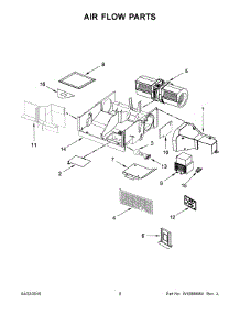 05 - Air Flow Parts parts for Maytag Microwave MMV1174DE4 from AppliancePartsPros.com