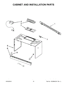 07 - Cabinet And Installation Parts parts for Maytag Microwave MMV1174DH0 from AppliancePartsPros.com
