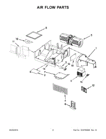 05 - Air Flow Parts parts for Maytag Microwave MMV1174DS1 from AppliancePartsPros.com