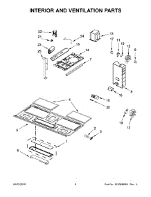 04 - Interior And Ventilation Parts parts for Maytag Microwave MMV1174DS4 from AppliancePartsPros.com
