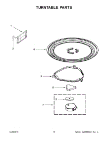 06 - Turntable Parts parts for Maytag Microwave MMV1174DS4 from AppliancePartsPros.com