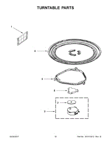 06 - Turntable Parts parts for Maytag Microwave MMV1174FB0 from AppliancePartsPros.com