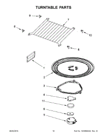 06 - Turntable Parts parts for Maytag Microwave MMV4205DB0 from AppliancePartsPros.com
