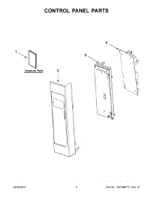 02 - Control Panel Parts parts for Maytag Microwave MMV4205FW0 from AppliancePartsPros.com