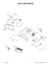05 - Air Flow Parts parts for Maytag Microwave MMV4206FB0 from AppliancePartsPros.com