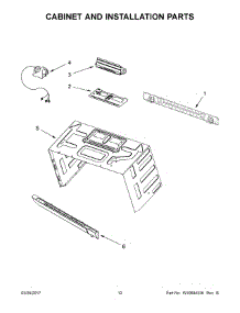 07 - Cabinet And Installation Parts parts for Maytag Microwave MMV5219DE0 from AppliancePartsPros.com