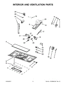 04 - Interior And Ventilation Parts parts for Maytag Microwave MMV5219DH0 from AppliancePartsPros.com