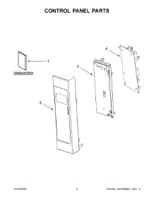 02 - Control Panel Parts parts for Maytag Microwave MMV5219FB0 from AppliancePartsPros.com