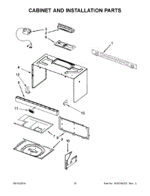 07 - Cabinet And Installation Parts parts for Maytag Microwave MMV6180WS2 from AppliancePartsPros.com
