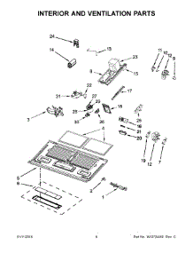 04 - Interior And Ventilation Parts parts for Maytag Microwave MMV6190DE1 from AppliancePartsPros.com