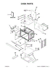 02 - Oven Parts parts for Maytag Oven MMW7730DE02 from AppliancePartsPros.com