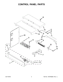 03 - Control Panel Parts parts for Maytag Oven MMW7730DS01 from AppliancePartsPros.com