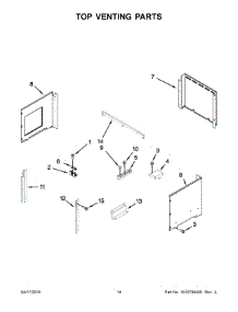 08 - Top Venting Parts parts for Maytag Oven MMW7730DS01 from AppliancePartsPros.com