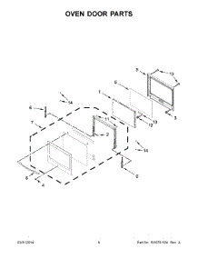 04 - Oven Door Parts parts for Maytag Oven MMW9730AS02 from AppliancePartsPros.com