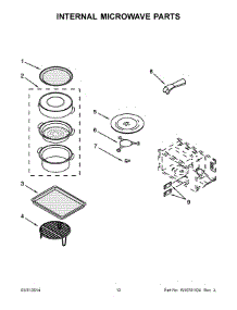 07 - Internal Microwave Parts parts for Maytag Oven MMW9730AS02 from AppliancePartsPros.com