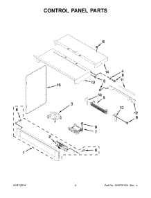 03 - Control Panel Parts parts for Maytag Oven MMW9730AW02 from AppliancePartsPros.com