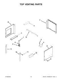 08 - Top Venting Parts parts for Maytag Wall Oven MMW9730FZ01 from AppliancePartsPros.com