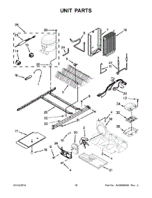 10 - Unit Parts parts for Maytag Refrigerator MSF21D4MDE00 from AppliancePartsPros.com