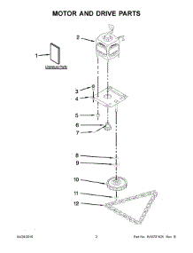 02 - Motor And Drive Parts parts for Maytag Compactor MTUC7500ADM0 from AppliancePartsPros.com