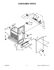 05 - Container Parts parts for Maytag Compactor MTUC7500ADM0 from AppliancePartsPros.com
