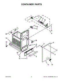 05 - Container Parts parts for Maytag Compactor MTUC7500AFM0 from AppliancePartsPros.com