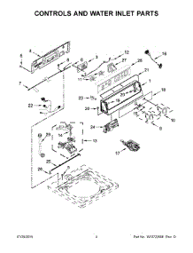 03 - Controls And Water Inlet Parts parts for Maytag Washer MVW18CSBGW0 from AppliancePartsPros.com