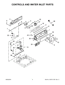 03 - Controls And Water Inlet Parts parts for Maytag Washer MVW18CSBWW0 from AppliancePartsPros.com