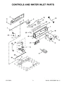 03 - Controls And Water Inlet Parts parts for Maytag Washer MVW18MNBGW0 from AppliancePartsPros.com