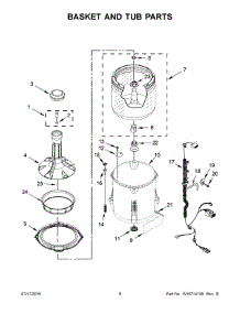 04 - Basket And Tub Parts parts for Maytag Washer MVW18MNBWW0 from AppliancePartsPros.com