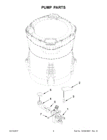 05 - Pump Parts parts for Maytag Laundry Center MVWB765FW0 from AppliancePartsPros.com