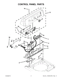 02 - Control Panel Parts parts for Maytag Washer MVWB880BW0 from AppliancePartsPros.com