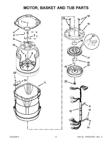 04 - Motor, Basket And Tub Parts parts for Maytag Washer MVWB880BW0 from AppliancePartsPros.com