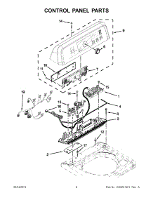 04 - Control Panel Parts parts for Maytag Washer MVWB980BW0 from AppliancePartsPros.com