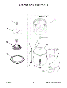 04 - Basket And Tub Parts parts for Maytag Washer MVWC215EW0 from AppliancePartsPros.com