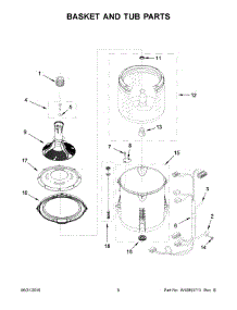 04 - Basket And Tub Parts parts for Maytag Laundry Center MVWC215EW1 from AppliancePartsPros.com