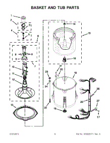03 - Basket And Tub Parts parts for Maytag Washer MVWC300BW0 from AppliancePartsPros.com