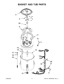 04 - Basket And Tub Parts parts for Maytag Washer MVWC415EW0 from AppliancePartsPros.com
