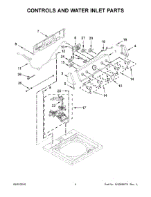 03 - Controls And Water Inlet Parts parts for Maytag Laundry Center MVWC416FW0 from AppliancePartsPros.com